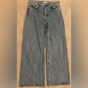 Zara Wide Leg Jeans. Barely worn!  Size 12.